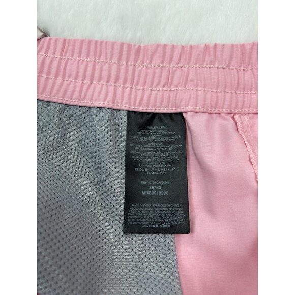 Hurley Men's Board Short 17'' Length OAO Crossdye Volley Pink Sz. XL NWT - Picture 2 of 10